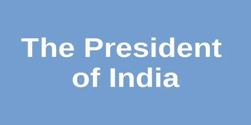President of India gk notes pdf