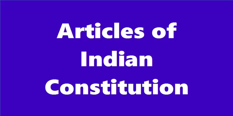 article indian constitution