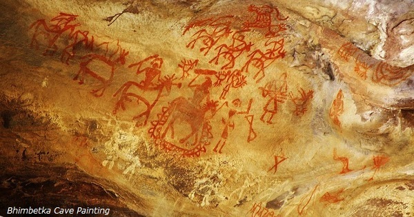 bhimbetka cave painting