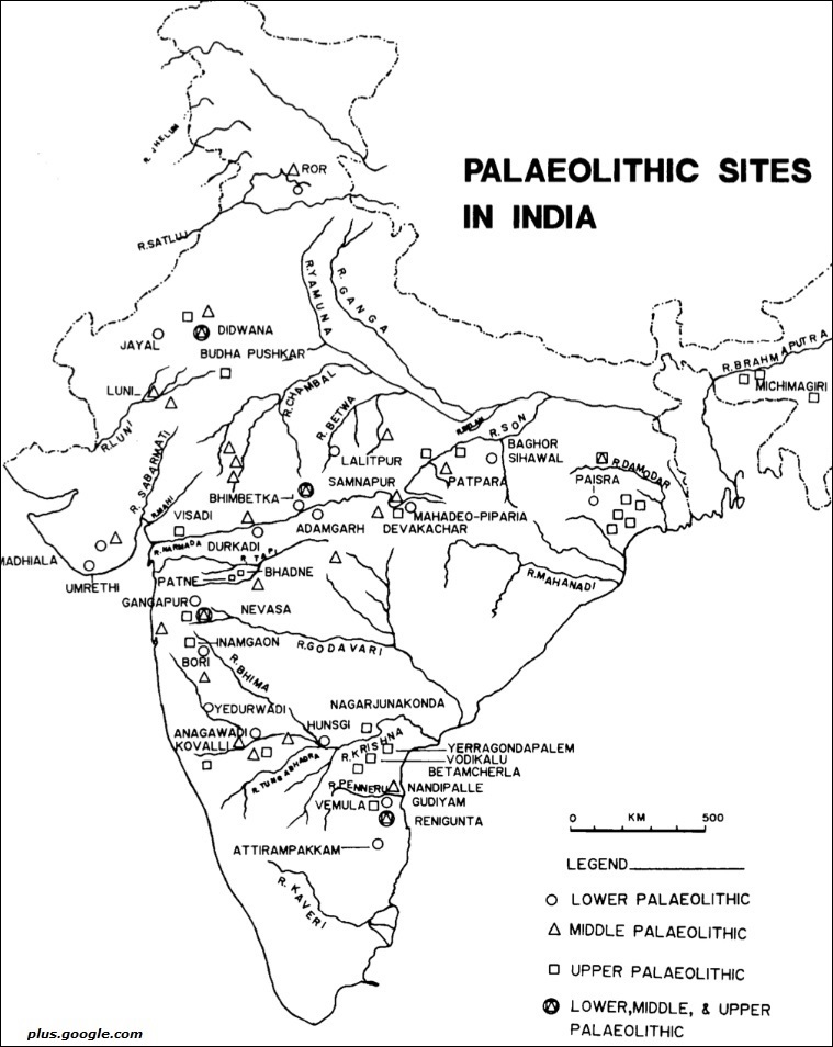 palaeolithic sites in india