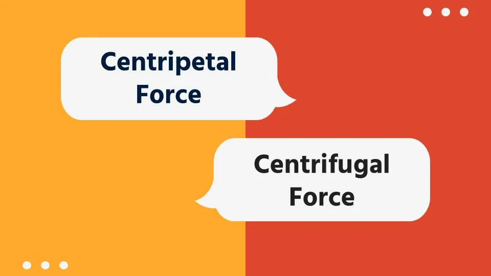 Centripetal Centrifugal Force